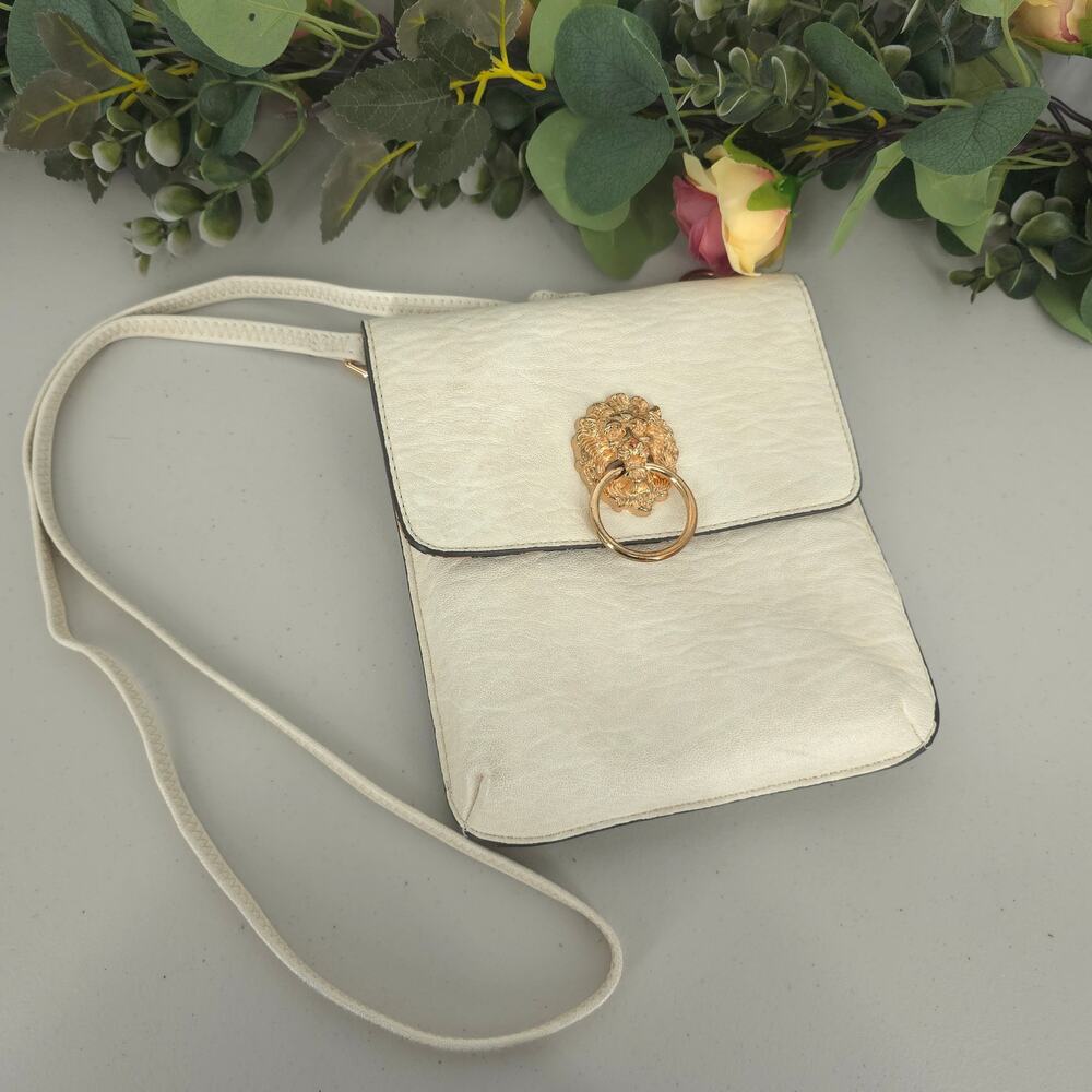 CARLOS by Carlos Santana Ivory Lion Crossbody Bag